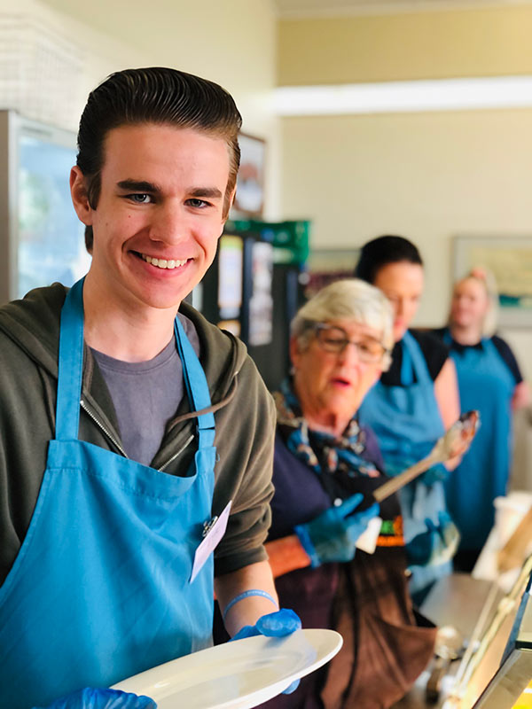 Eric-serving-food Eric-serving-food