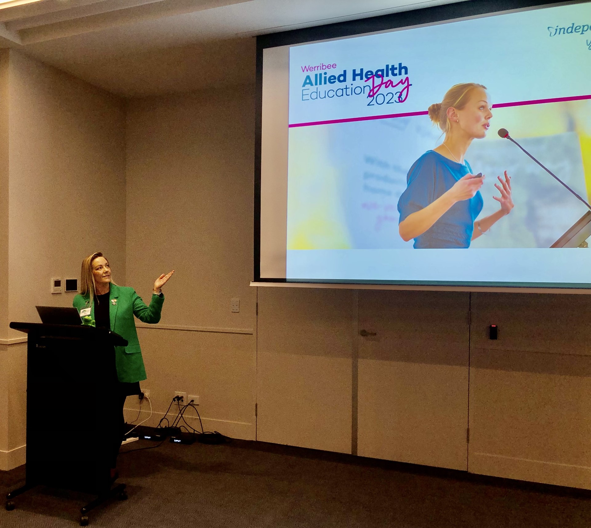 Werribee presentation pic Mich Autism Workshop