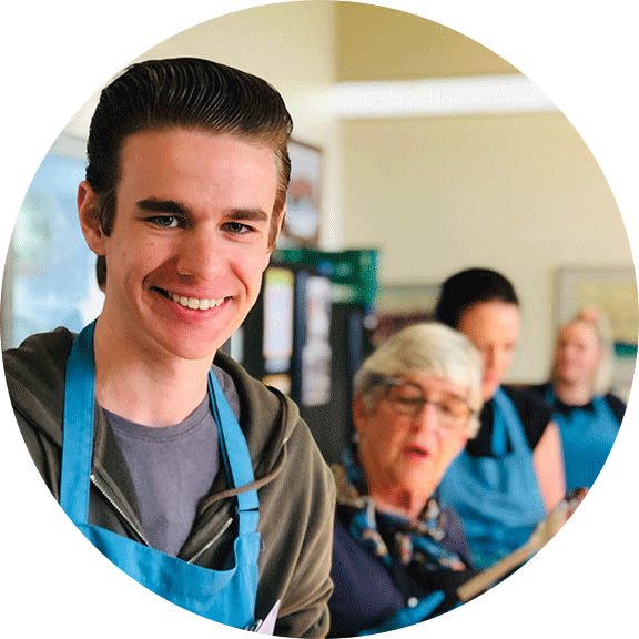 SLES Client learning food handling SLES Client learning food handling