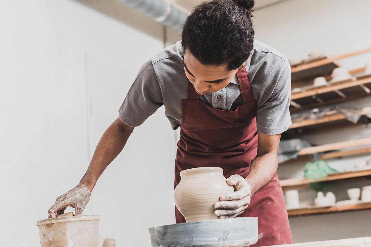 Young-man-doing-pottery